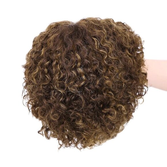 Ombre Pixie Cut Bob Human Hair Wigs - Picture 3 of 4